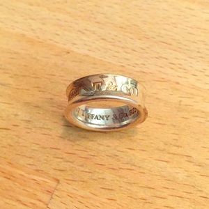 Tiffany & Co 1837 Sterling Silver Ring